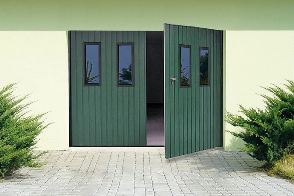 Portes de garage battantes